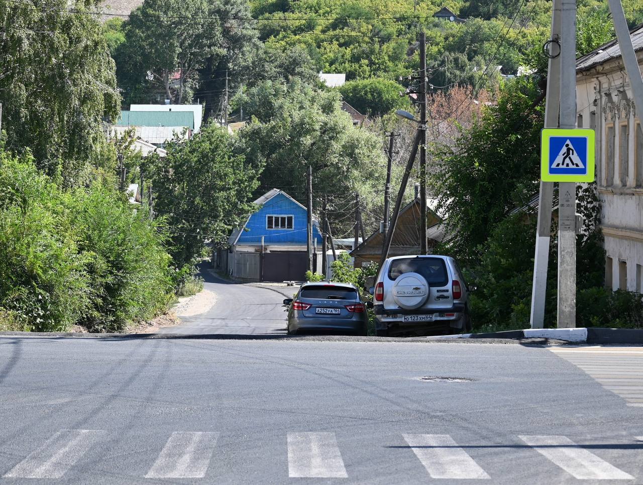 Чернышевского в Вольске заасфальтировали